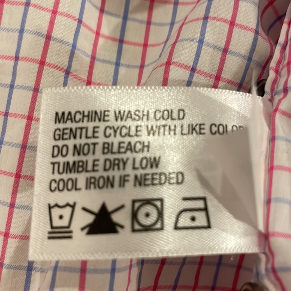 Orvis SS Tech LS Shirt White/Blue/Pink Medium - Picture 15 of 15